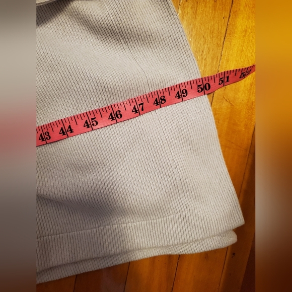 See by Chloe Light Grey Ribbed 1/4 Zip-Up SweatervPoncho. Oversized. M/L. - Picture 4 of 13